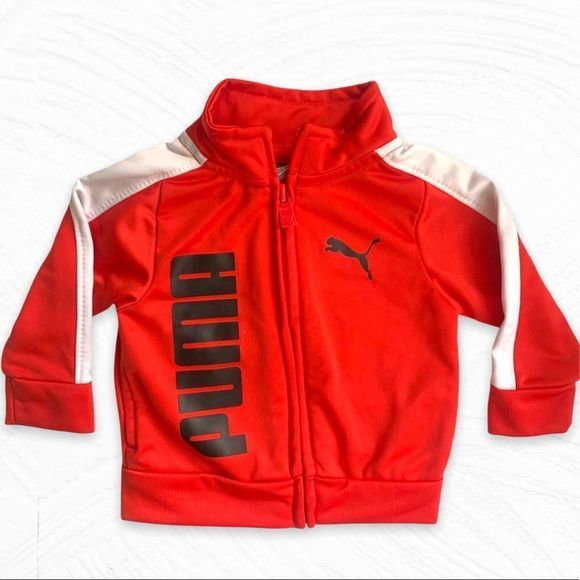 Puma Other - 🚨2 for $35🚨 Puma Red & White 0-3M Boys Track Jacket